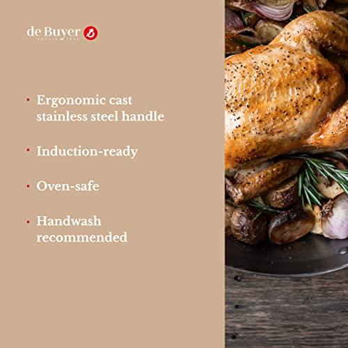 De Buyer PRIMA MATERA Round Copper Stainless Steel Fry Pan 11-Inch