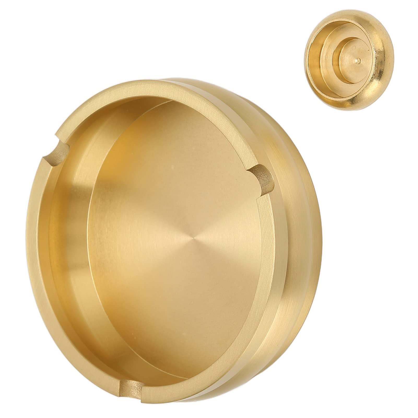 XIASABA XIASABA Pure Copper Ashtray Home Living Room Coffee Table Office Ashtray Simple Modern Style Trend Ornaments