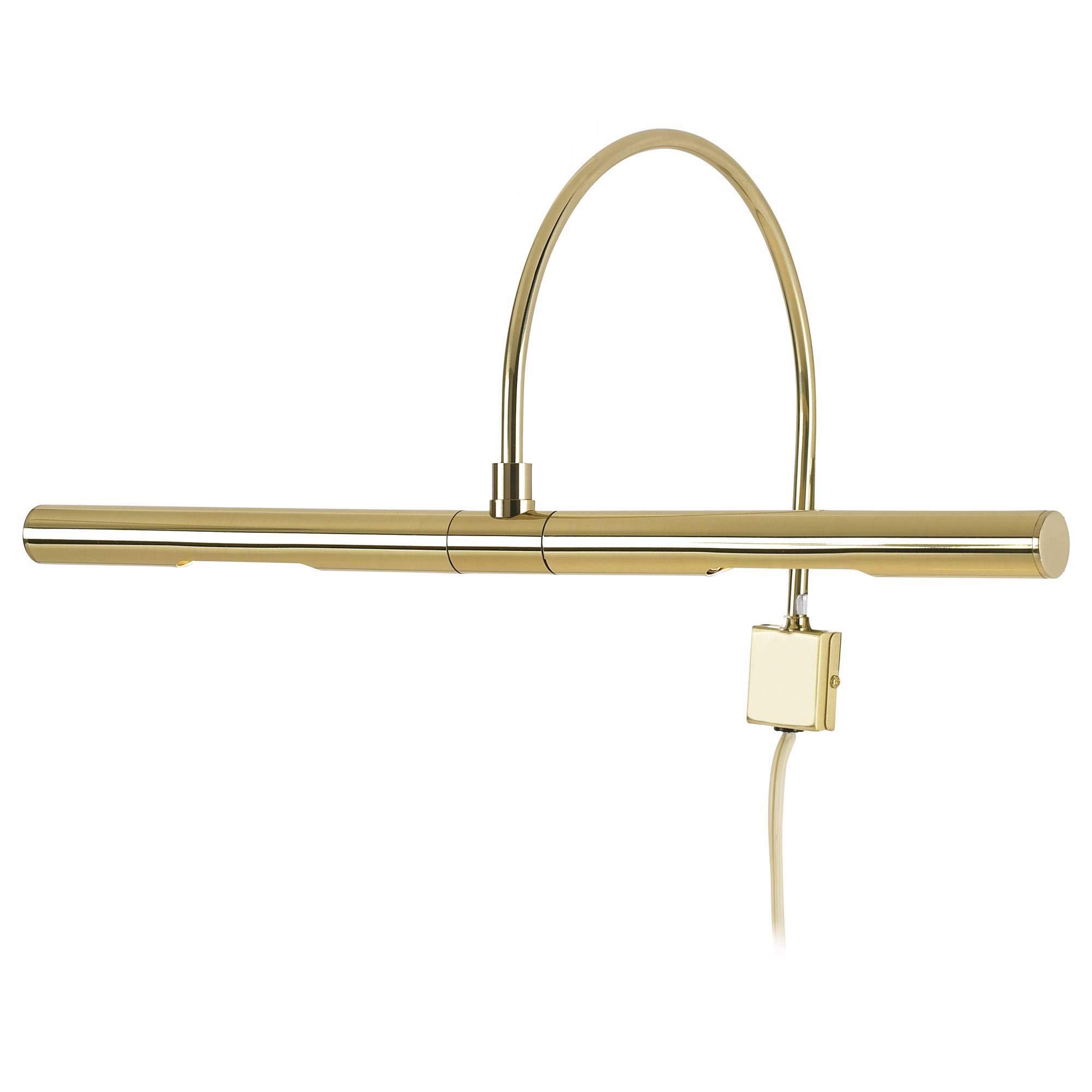 House of Troy House of Troy APR16-61 Advent Profile Picture Light, 16", Polished Brass