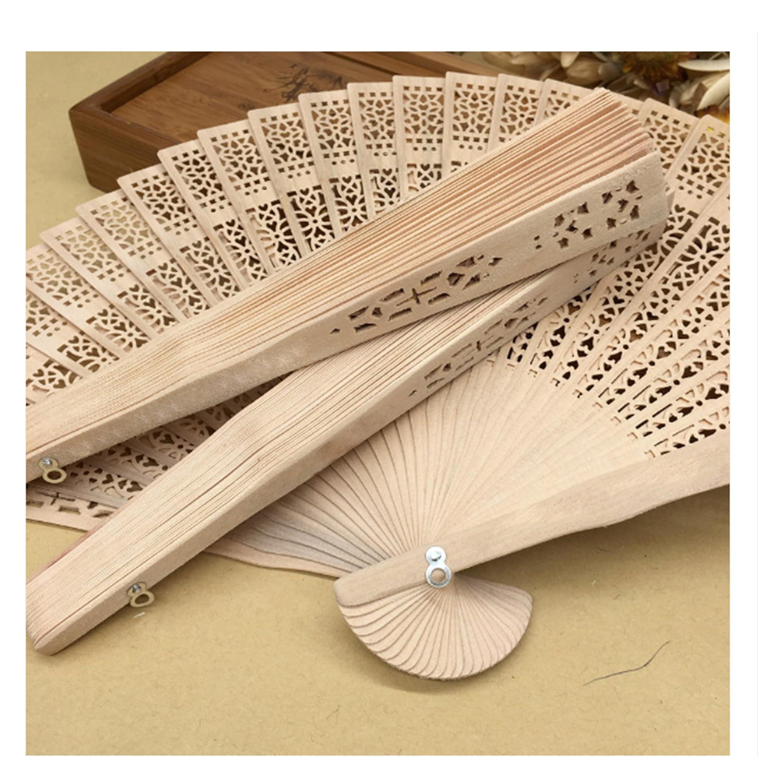DFDG Personalized Folding Fans Handheld Bulk Custom Abanicos De Mano for Wedding Favors Bridal Bachelor Party Chinese Fans Folding Fan
