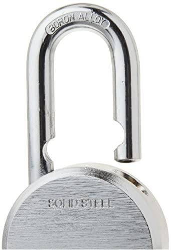 Master Lock Master Lock Padlock, Solid Steel Lock, 2-1/2 in. Wide, 930DPF