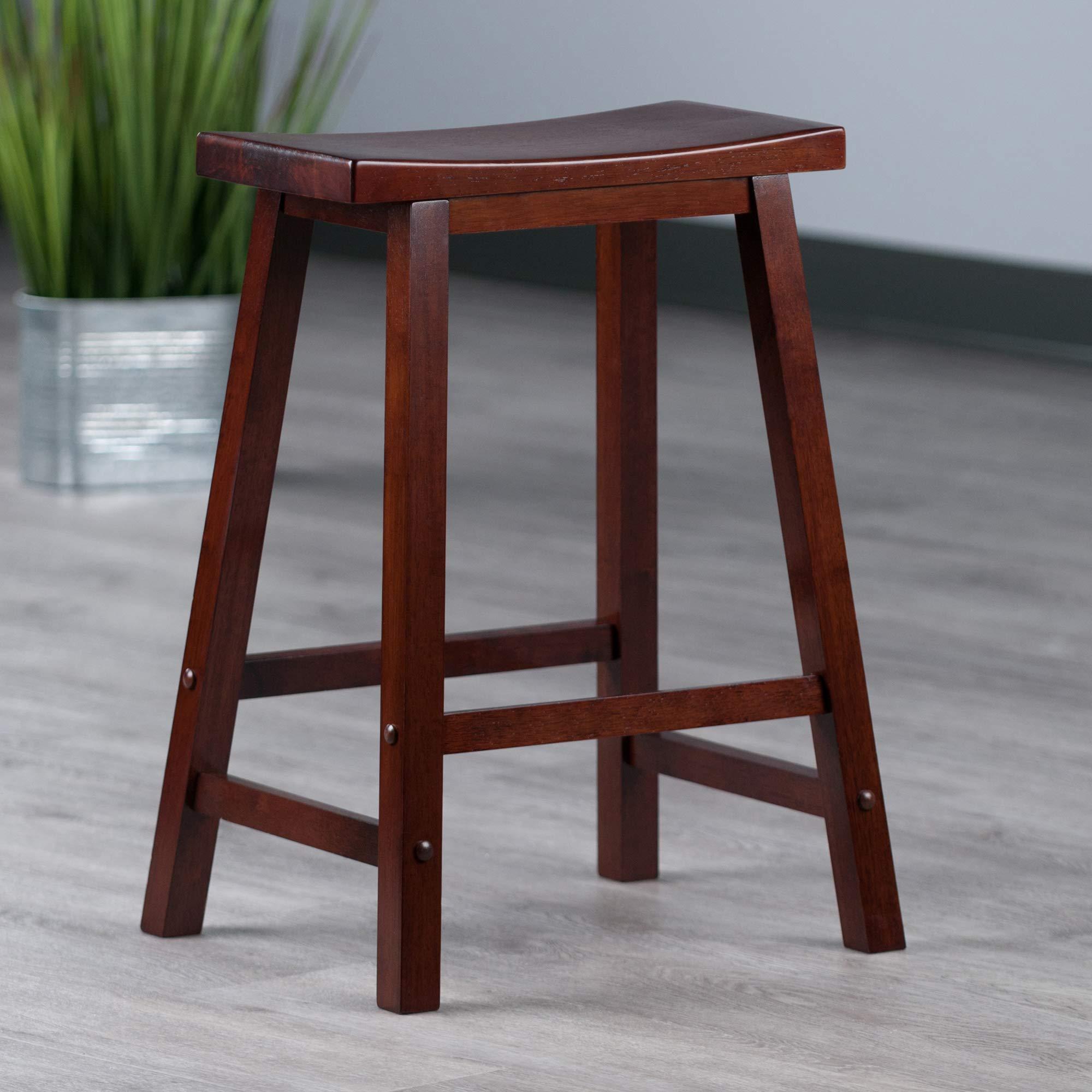 Winsome Winsome Satori Counter Stool, 24\", Walnut