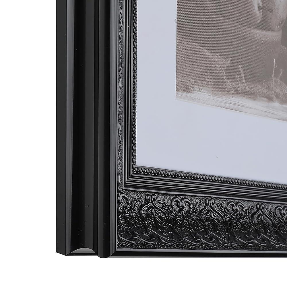 WHOLESALE ARTS AND FRAMES 2-1/2\" Polystyrene Victorian 27x39 Picture Frame Rich Black 1556, Made in USA 27x39 Poster Frame, 27x39 Ornate Frame for Oil Painting, 27x39 Canvas Frame, 27x39 Frames Rich Black