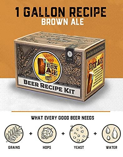 Craft A Brew Craft A Brew Recipe Kit - Brown Ale Refill - 1 Gallon - Ingredients for Home Brewing Beer