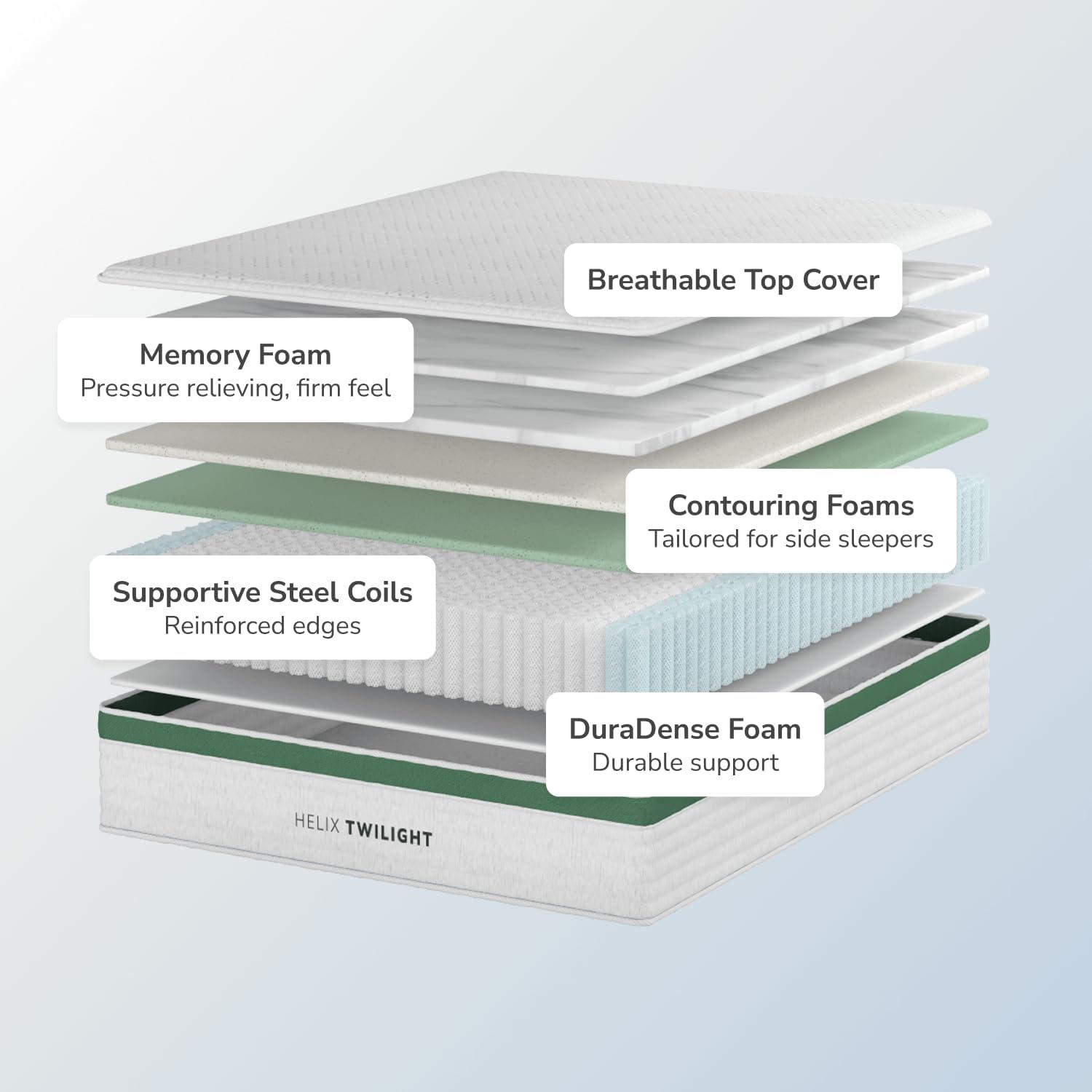 Helix Helix Twilight Mattress, Twin XL