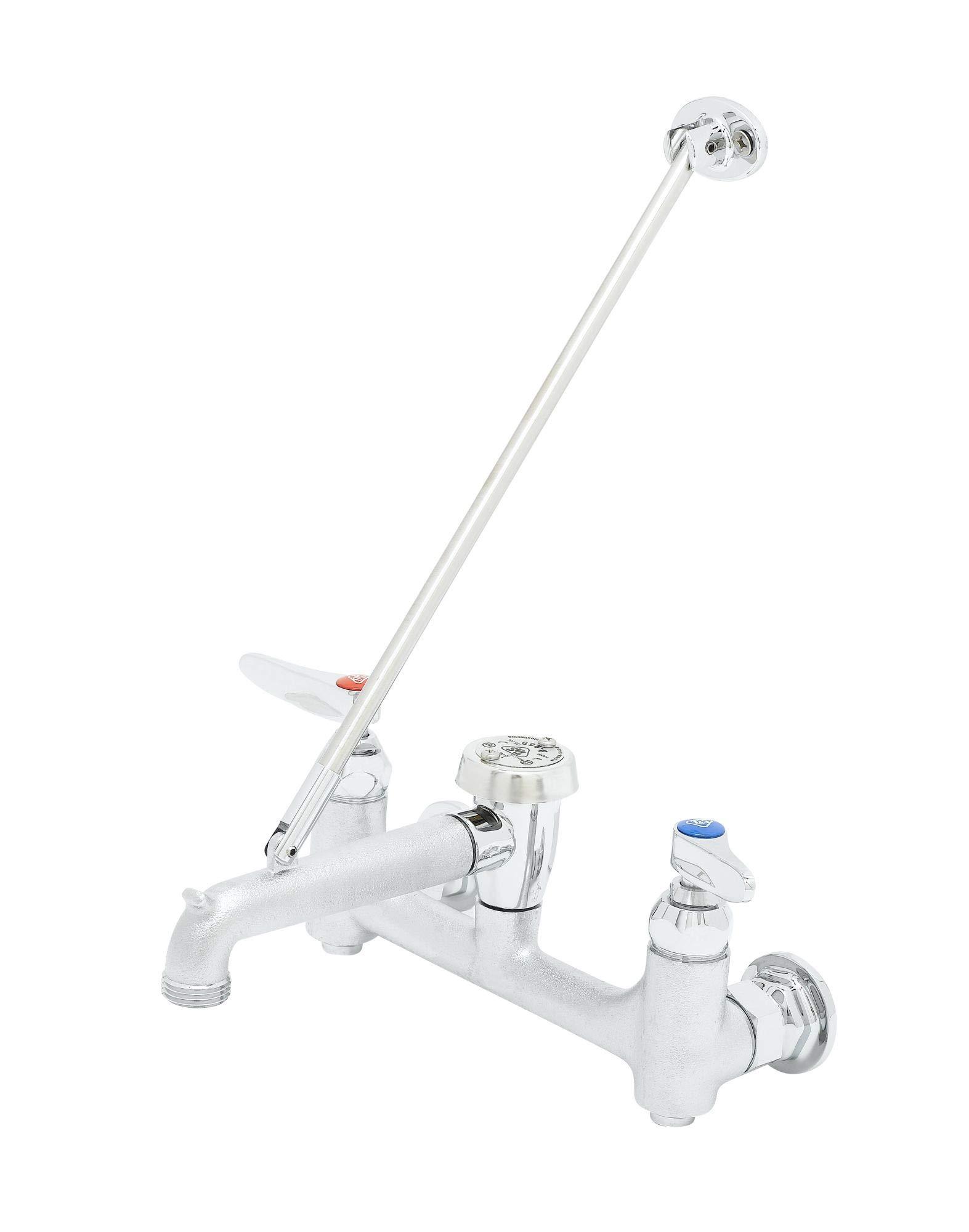 T&S Brass T&S Brass Service Sink Faucet, Wall Mount, 8 Centers, Built