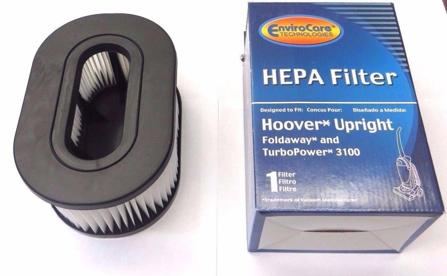 EnviroCare EnviroCare Replacement HEPA Filtration Vacuum Cleaner Filters Designed to Fit Hoover Fold Away Turbo Power 3100 HEPA Pleated Filter, Upright, Bageless, Widepath Vacuum Cleaners 1 Filter