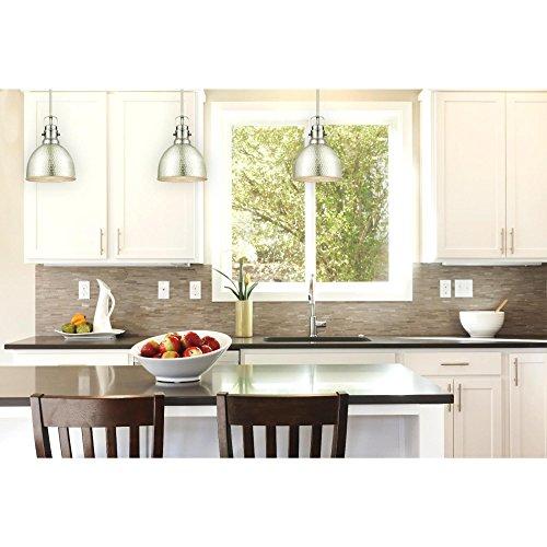 Westinghouse Lighting Westinghouse 6345500 One-Light Mini Pendant Hammered Brushed Nickel Finish