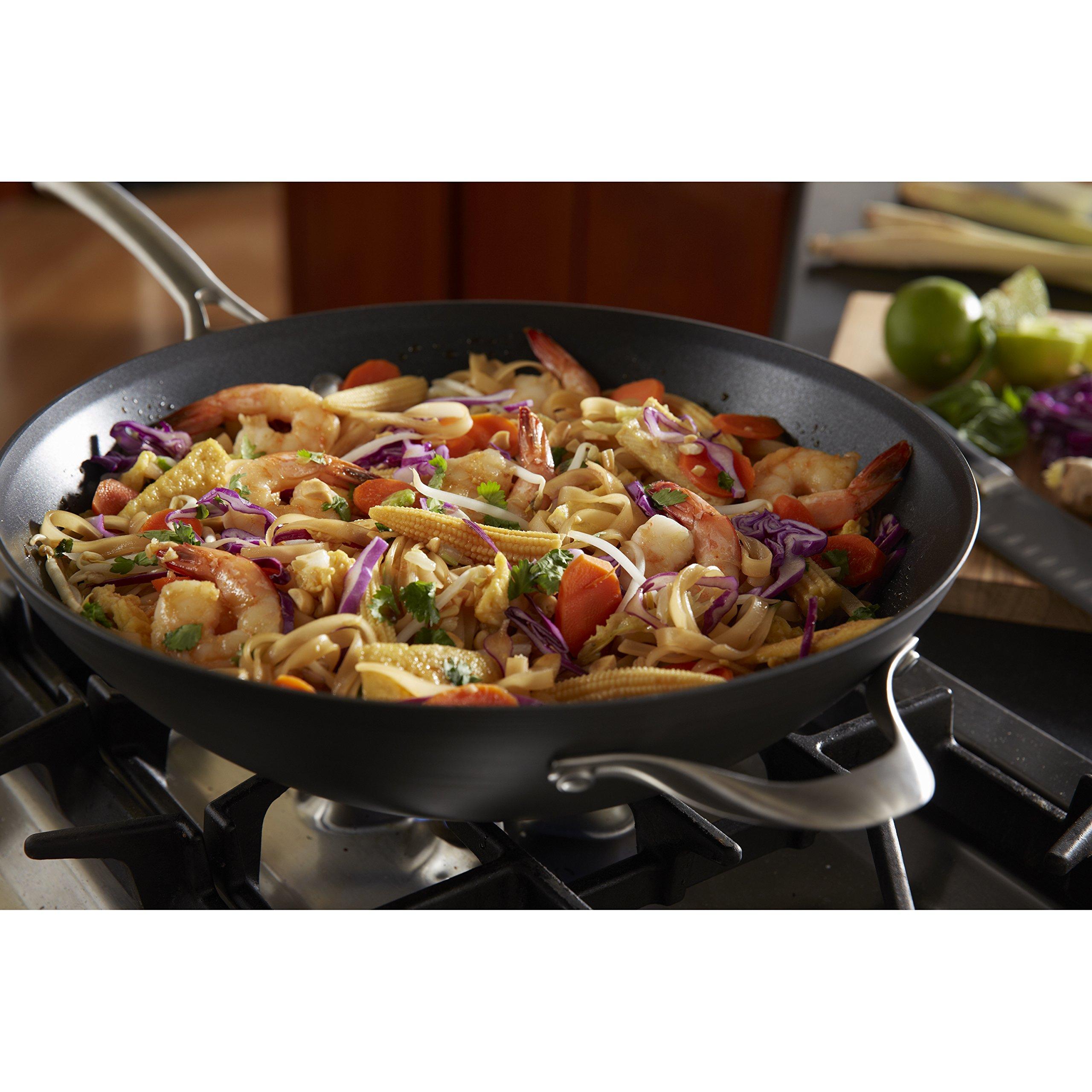 Calphalon Calphalon Contemporary Nonstick 12-Inch Flat-Bottom Wok