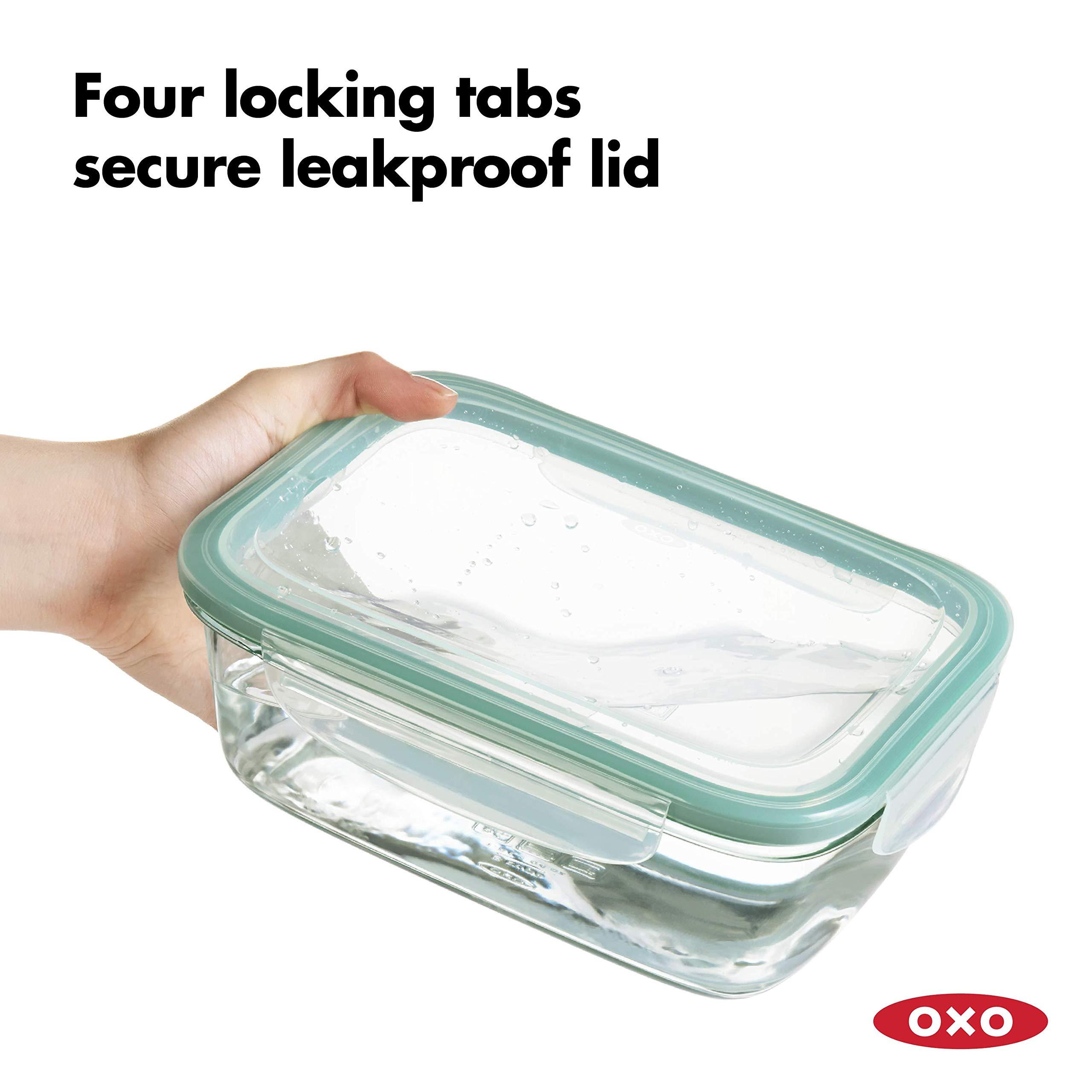 OXO OXO Good Grips 8 Cup Smart Seal Glass Rectangle Container