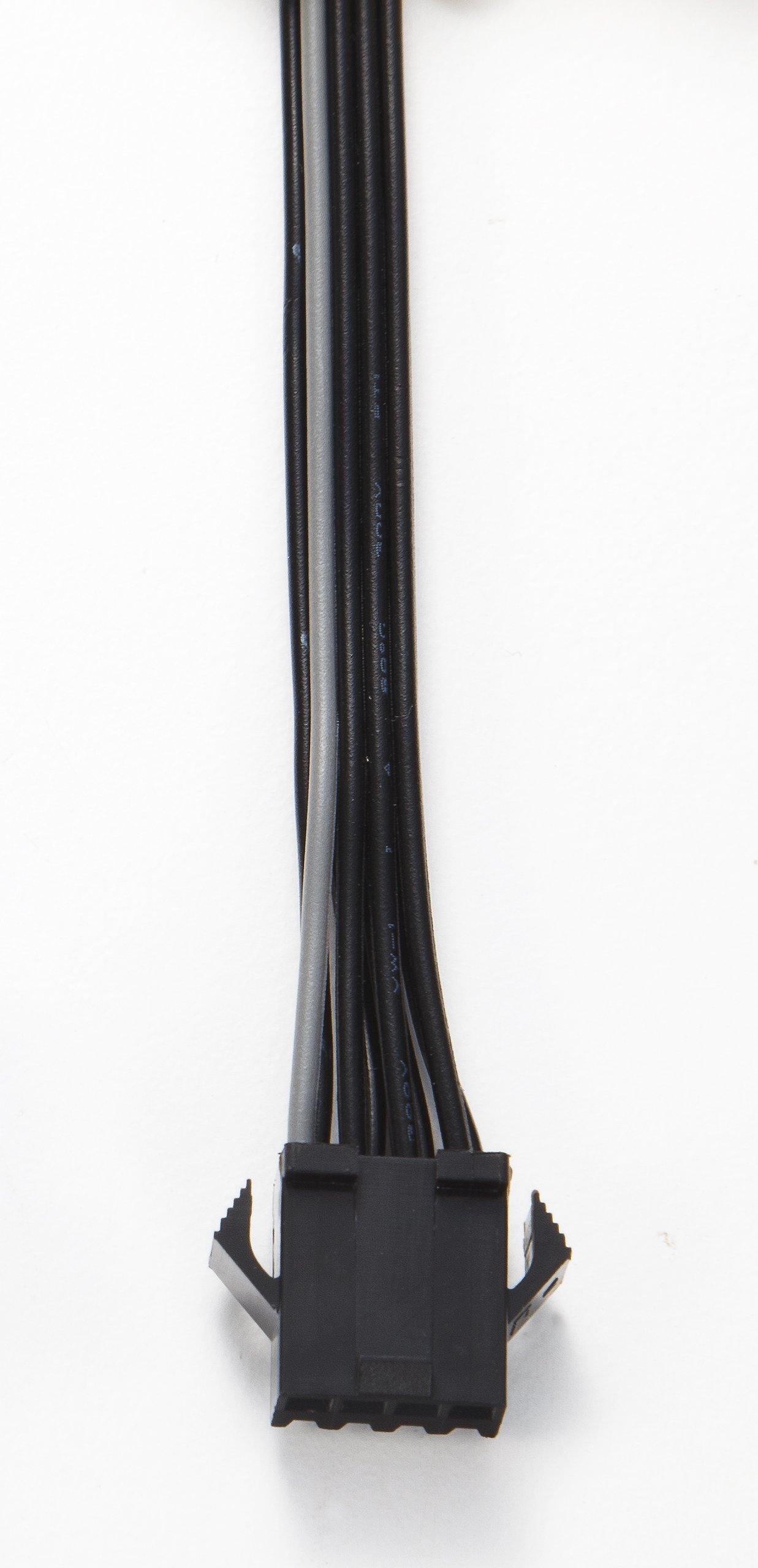 Phanteks Phanteks RGB LED 4 Pin Adapter, Specified for Cases with Multi Colors RGB Control (PH-CB_RGB4P) Black