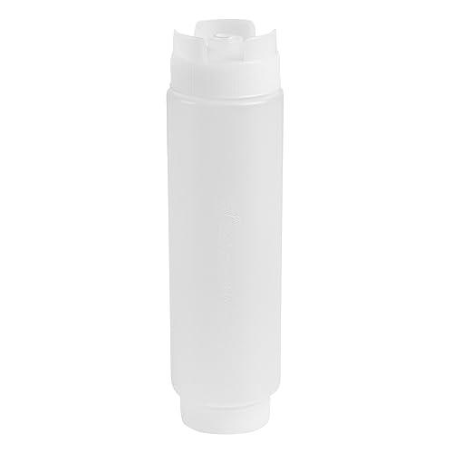 Restaurantware Restaurantware 16oz. FIFO Inverted Plastic Squeeze Bottle with Refill and Dispensing Lids - First In First Out - Perfect for Restaurants Catering and Food Trucks - 1ct box