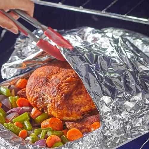 BLUESKY BlueSky, Ultra Heavy Aluminum Foil Roll (1 Count) -Perfect for Grilling, Roasting, & More, 12\" x 200 Ft, Silver