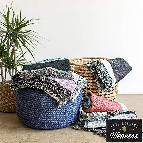 Pure Country Weavers Pure Country Weavers Mesquite Earth Blanket - Southwest Native American Inspired - Gift Tapestry Throw Woven from Cotton - Made in The USA (72x54)