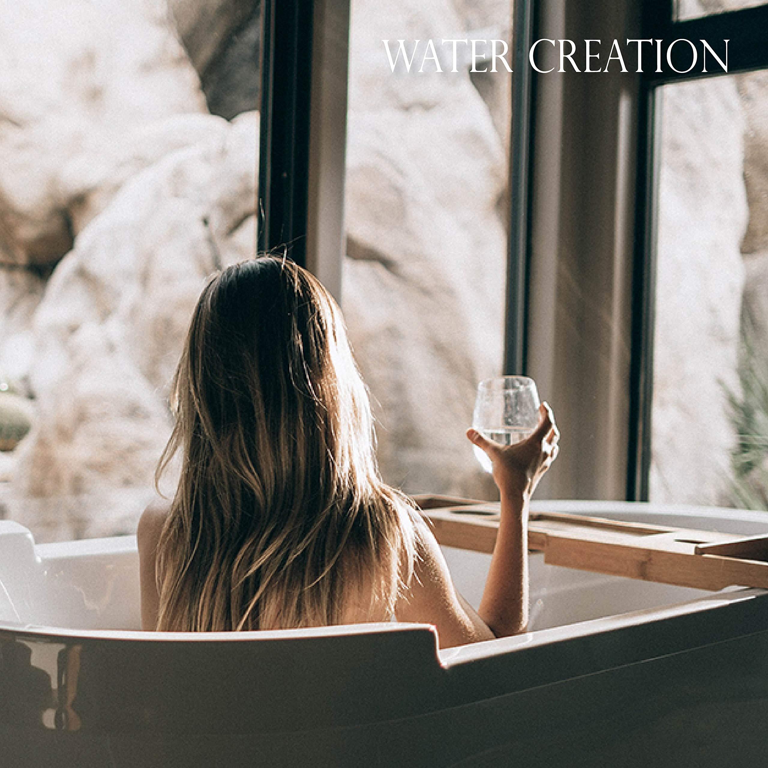 Water Creation Water Creation | Clawfoot Tub Straight Water Supply with Chrome Finish | Elegant Vintage Straight Supply for Clawfoot Bathtub Faucet