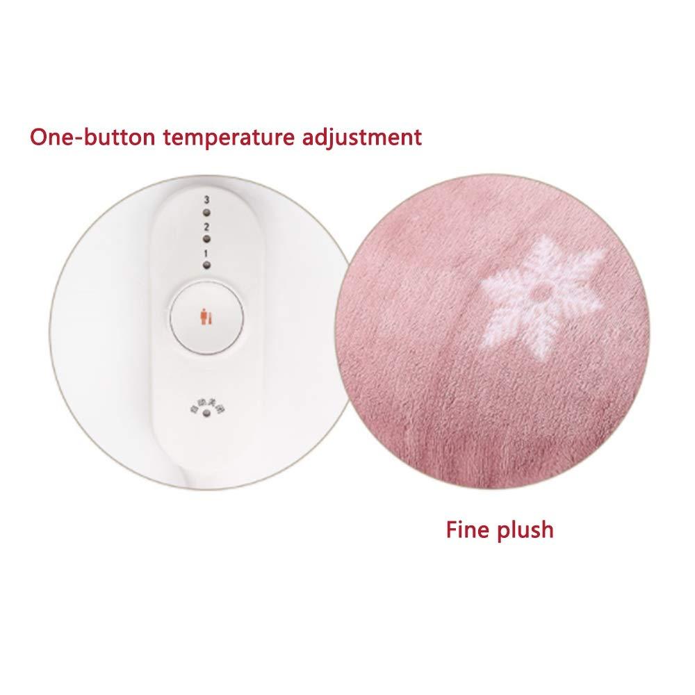 Electric Blanket Electric Blanket WFF Car Electric Warm Blanket 3 Heat Settings Warming Blanket It Can Be Used On A Sofa Or BedHeated ThrowPink/Gray,