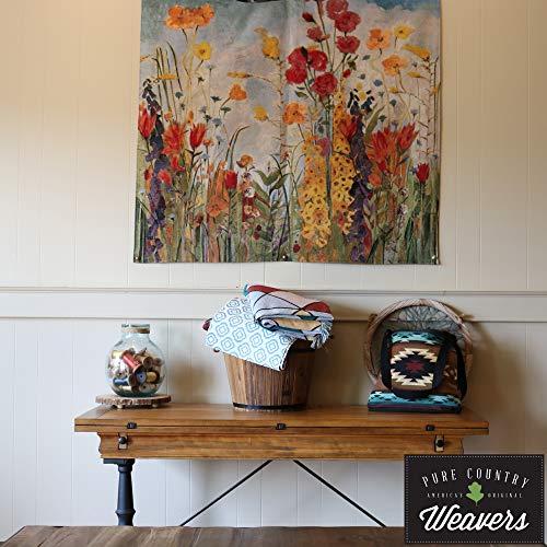 Pure Country Weavers Celtic Irish Cross One Thousand Blessings | Woven Tapestry Wall Art Hanging | Celtic Tribal Knot Design | 100% Cotton USA Size 34x27