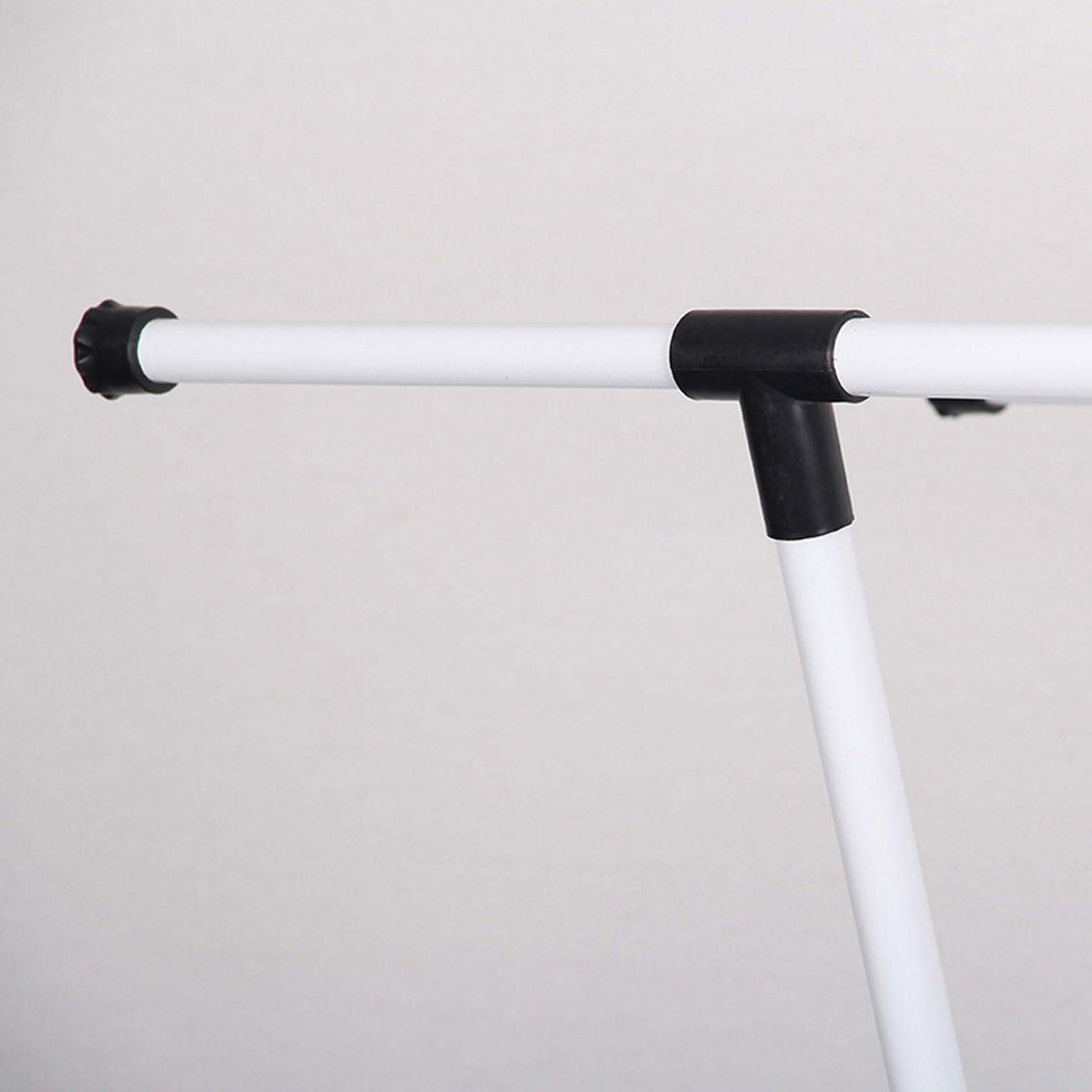 RUANLOV RUANLOV Clothes Drying Rack, Telescopic Clothes Drying Pole, Floor-Standing Removable Indoor Double-Pole Clothes Hanger, Stainless Steel Heavy Duty Clothes Hanger (78)