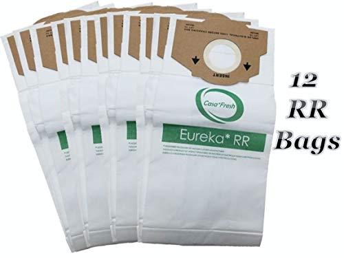 Casa Vacuums 12 Eureka Style RR Vacuum Bags Designed to Fit Eureka Boss 4870 Series Upright Vacuums, Compare To Part # 61115, 61115A, 61115B, 63295A, 62437