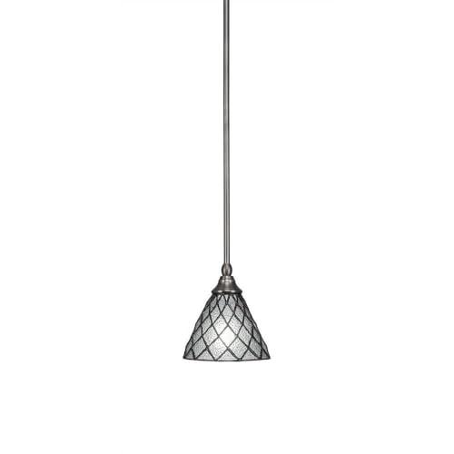 Toltec Lighting Toltec Lighting 1 Light Mini Pendant in Brushed Nickel (23-BN-9185)