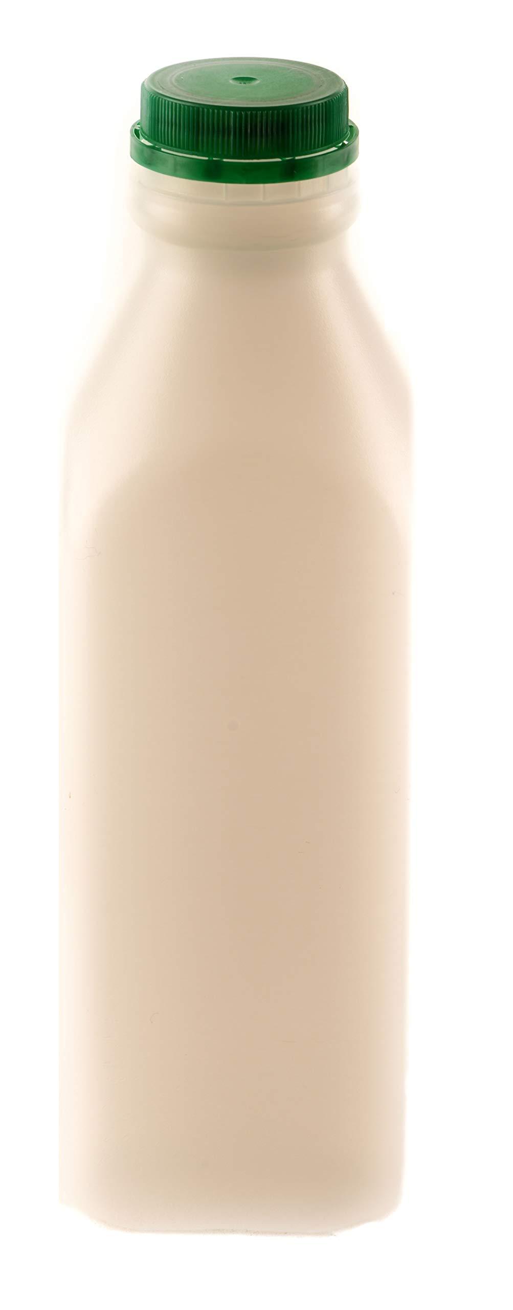 EcoQuality [900 PACK] 38MM Green Tamper Evident Ratchet Caps/Lids for Empty Foggy Plastic Juice Bottles by EcoQuality