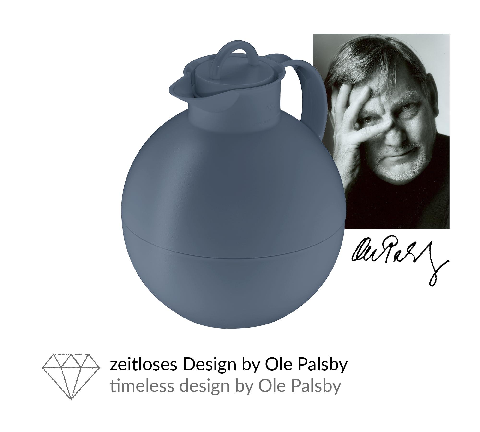 Alfi alfi Kugel Vacuum jug, Thermos Flask, 940 ml, Blue