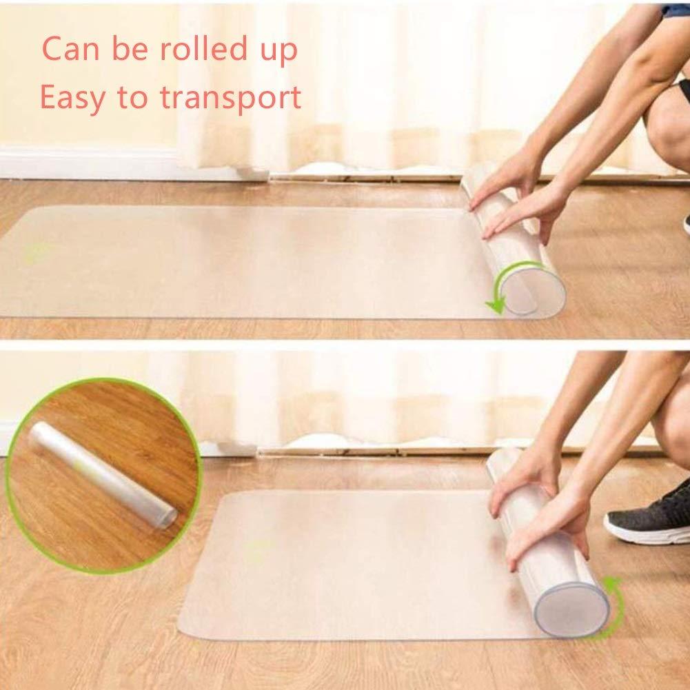 ALGFree-Chair mat Office Chair Mat for Hardwood Floor Transparent PVC Home Floor Protector Mat RectangleCustomizable ALGFree (Color : Clear-1.5mm, Size : 100x150cm)