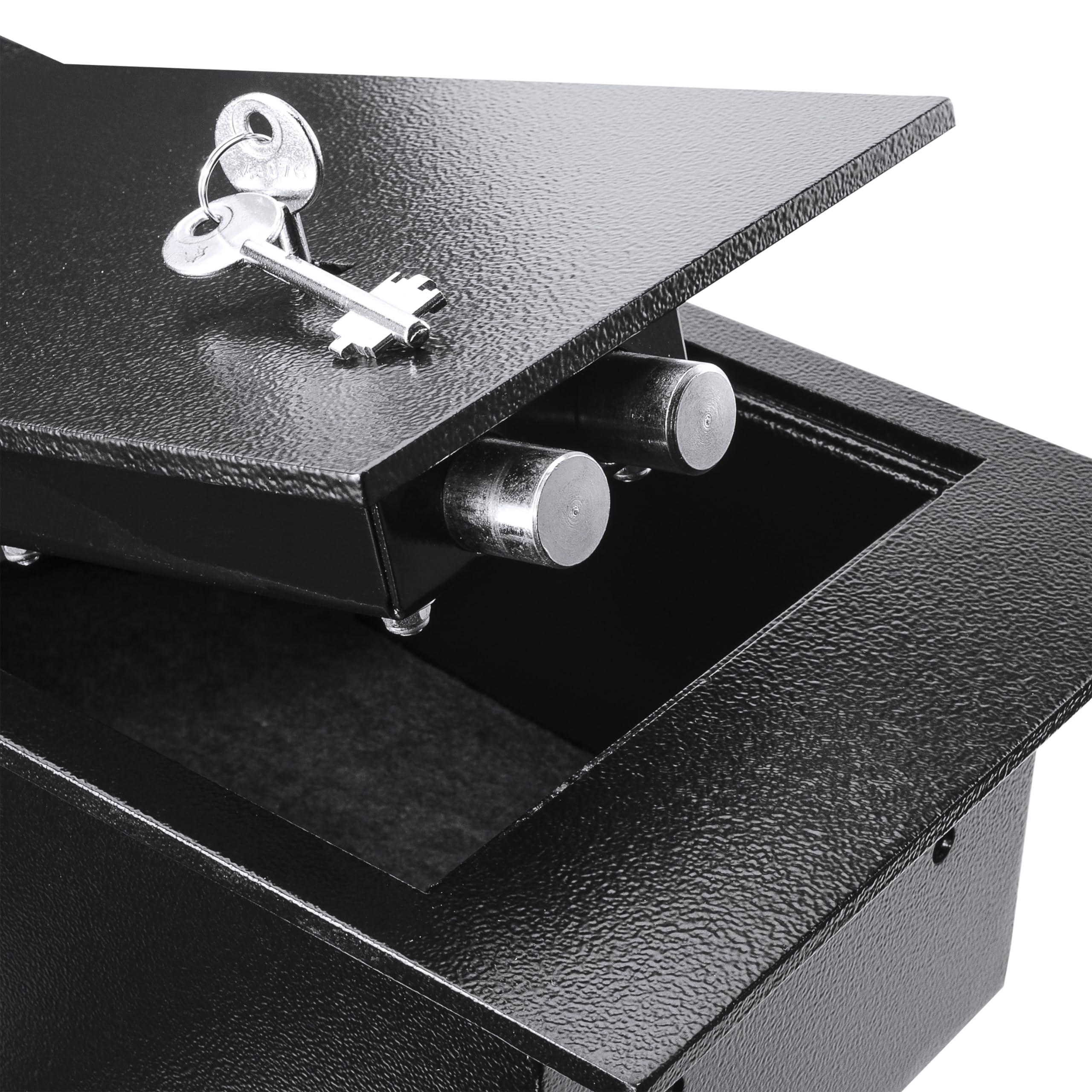 BARSKA Barska 0.22 Cubic Ft. Hidden Security Floor Safe with Key Lock for Home, Business, Valuables, Jewelry, Cash