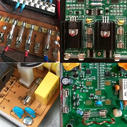 QBGTFAK QBGTFAK 250pcs Quick Blow Glass Tube Fuse Assorted Kit 250V 1A, 2A, 3A, 5A, 6A, 7A, 8A, 10A, 15A,20A, 6x30mm, 250V 1A, 5A, 10A, 15A, 20A, 5x20mm (5x20mm and 6x30mm)