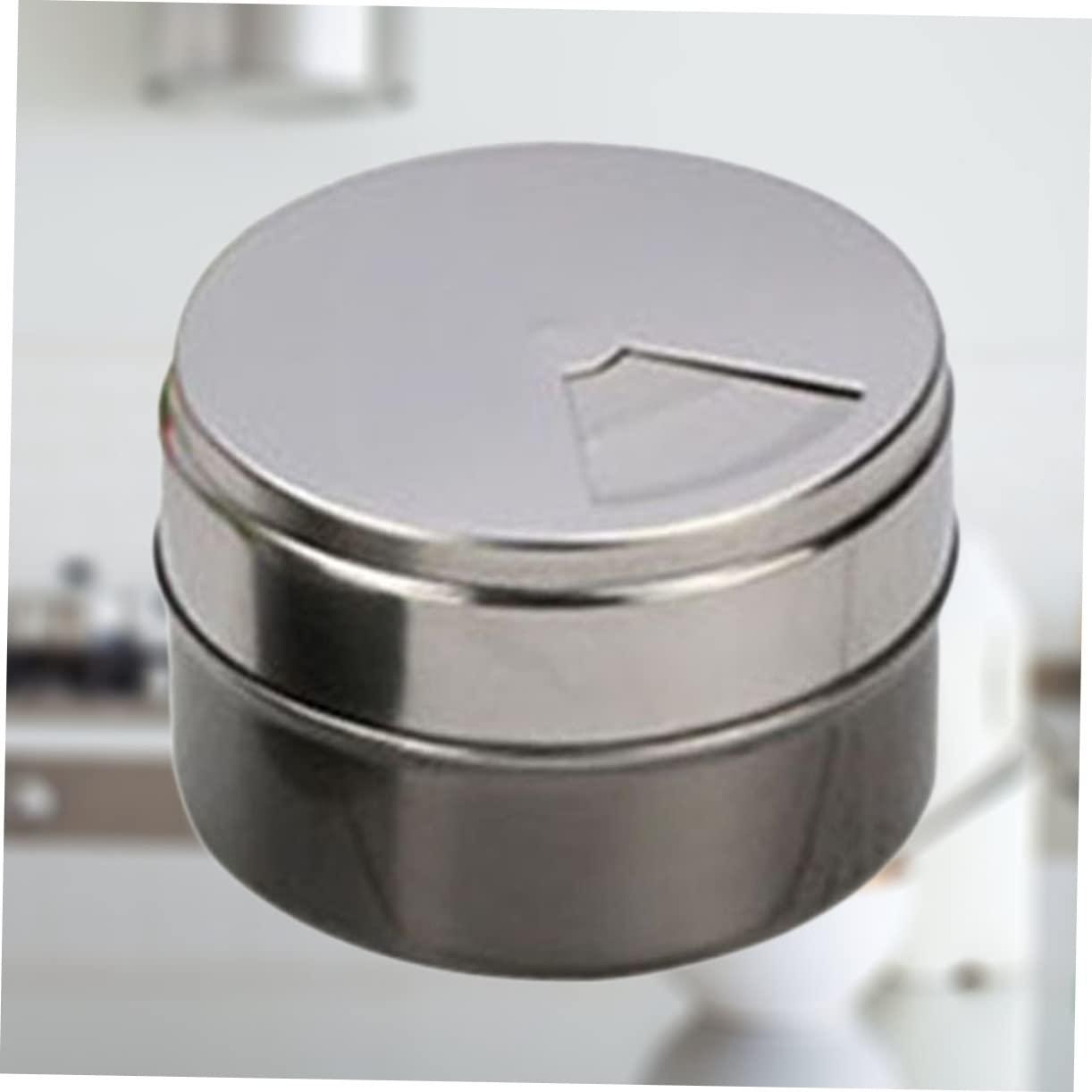 LABRIMP LABRIMP Spice Organizer Magnetic Spice Jar Rack Condiment Container Seasoning Holder Grey