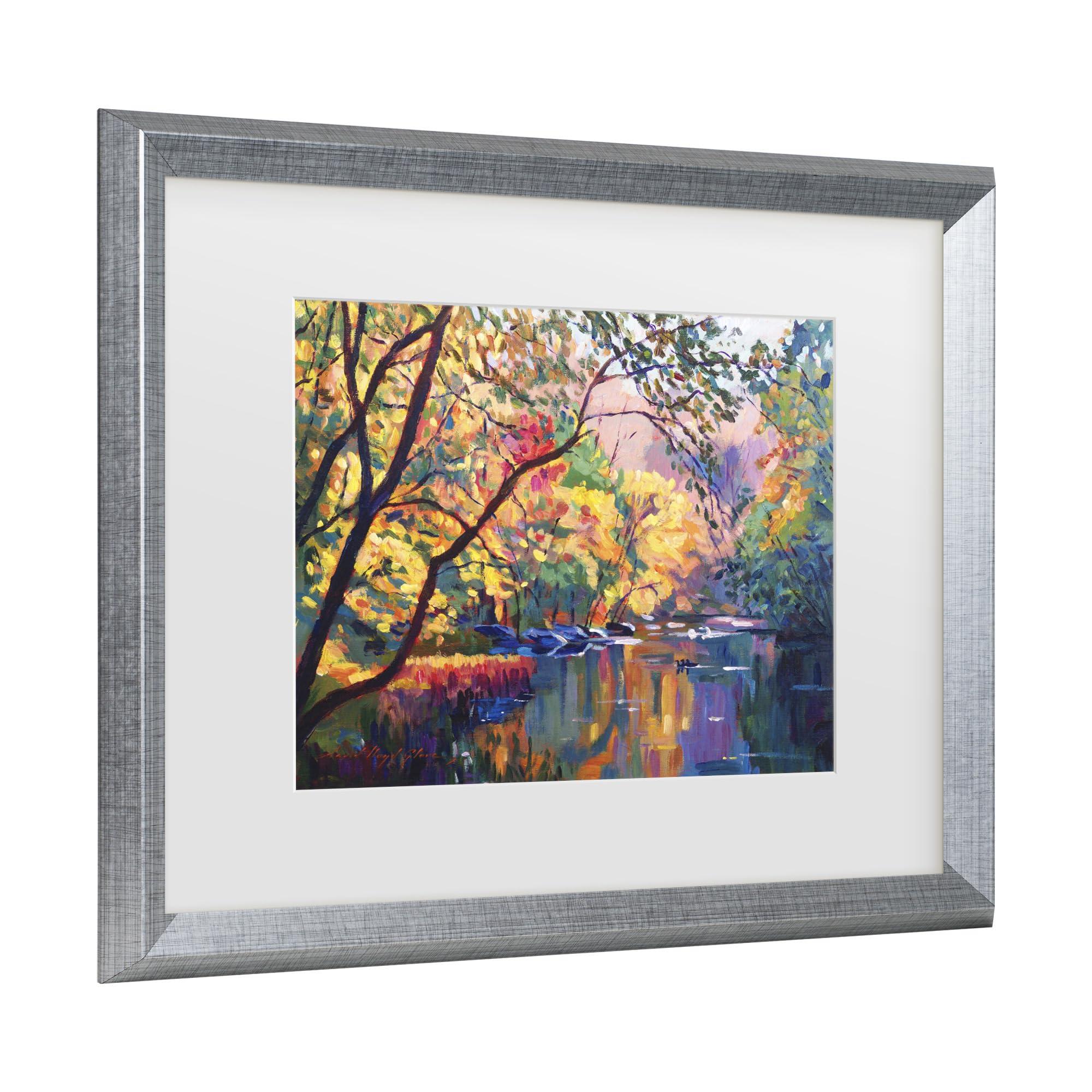Trademark Fine Art David Lloyd Glover \'Color Reflections\' Matted Framed Art
