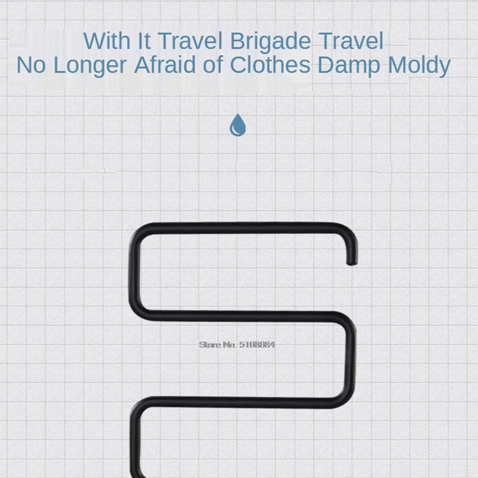 WRJAHCG WRJAHCG Plug in Towel Warmer,Towel Warmer with Timer Home Bathroom Electric 5-Bar Towel Drying Rack,Free Standing Towel Heater for Bathroo