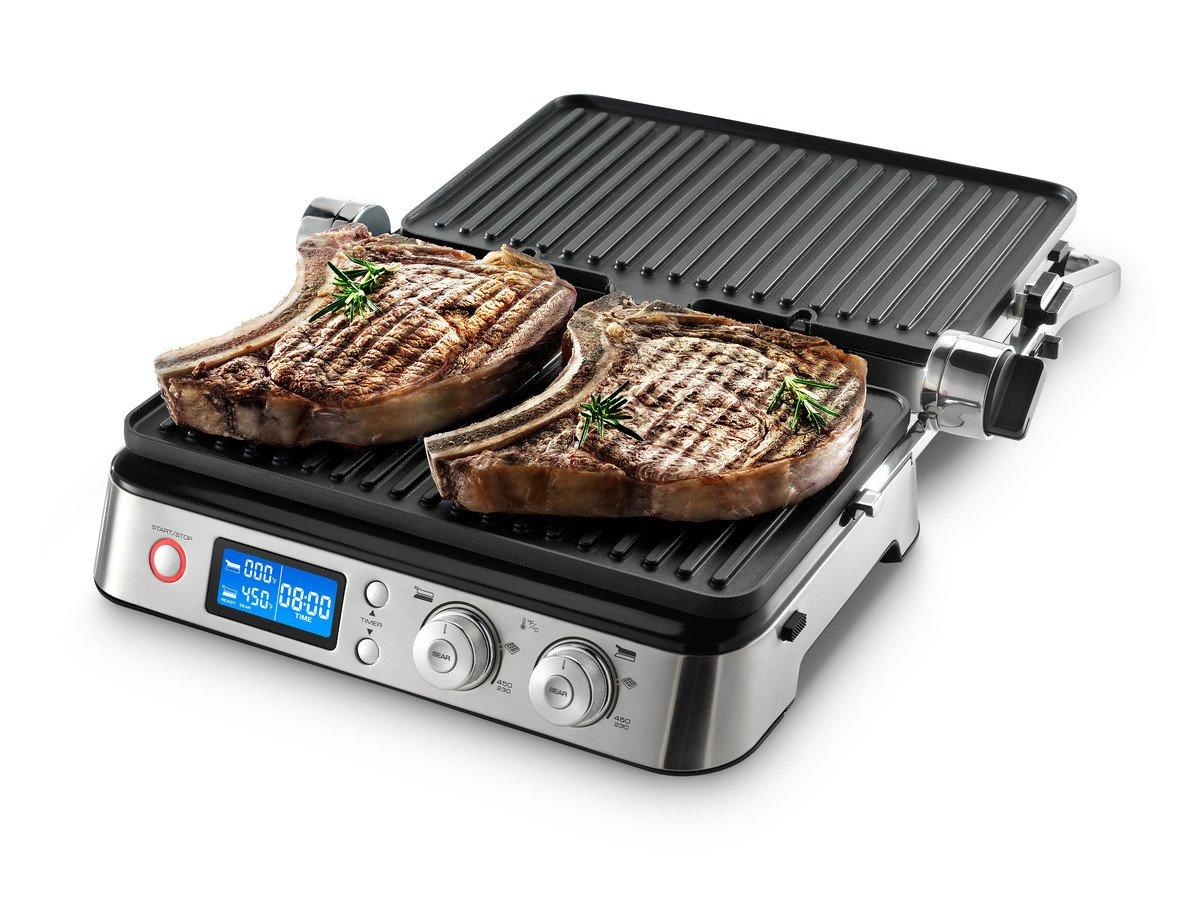 De'Longhi DeLonghi America CGH1020D Livenza All Day Combination Contact Grill and Open Barbecue, Stainless Steel