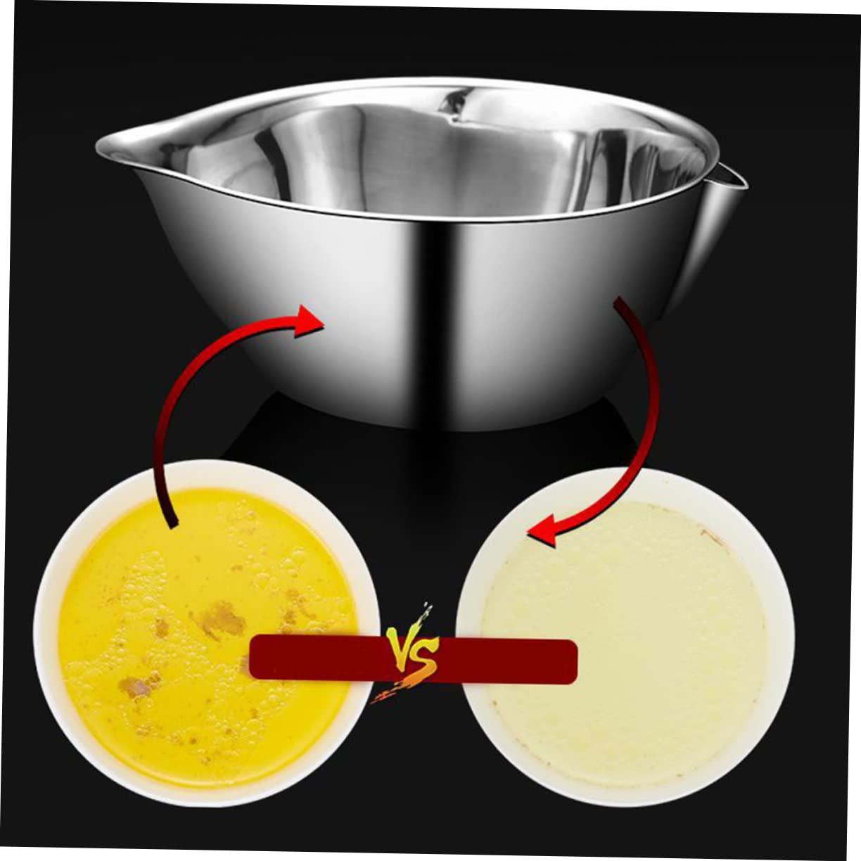 LABRIMP LABRIMP Fat Separating Bowl Gravy Separator Strainer Gravy Oil Separator Container Oil Separator Bowl Gravy Pourer Separator Bacon Grease Keeper Rattan Lamp Shade Ladle Household