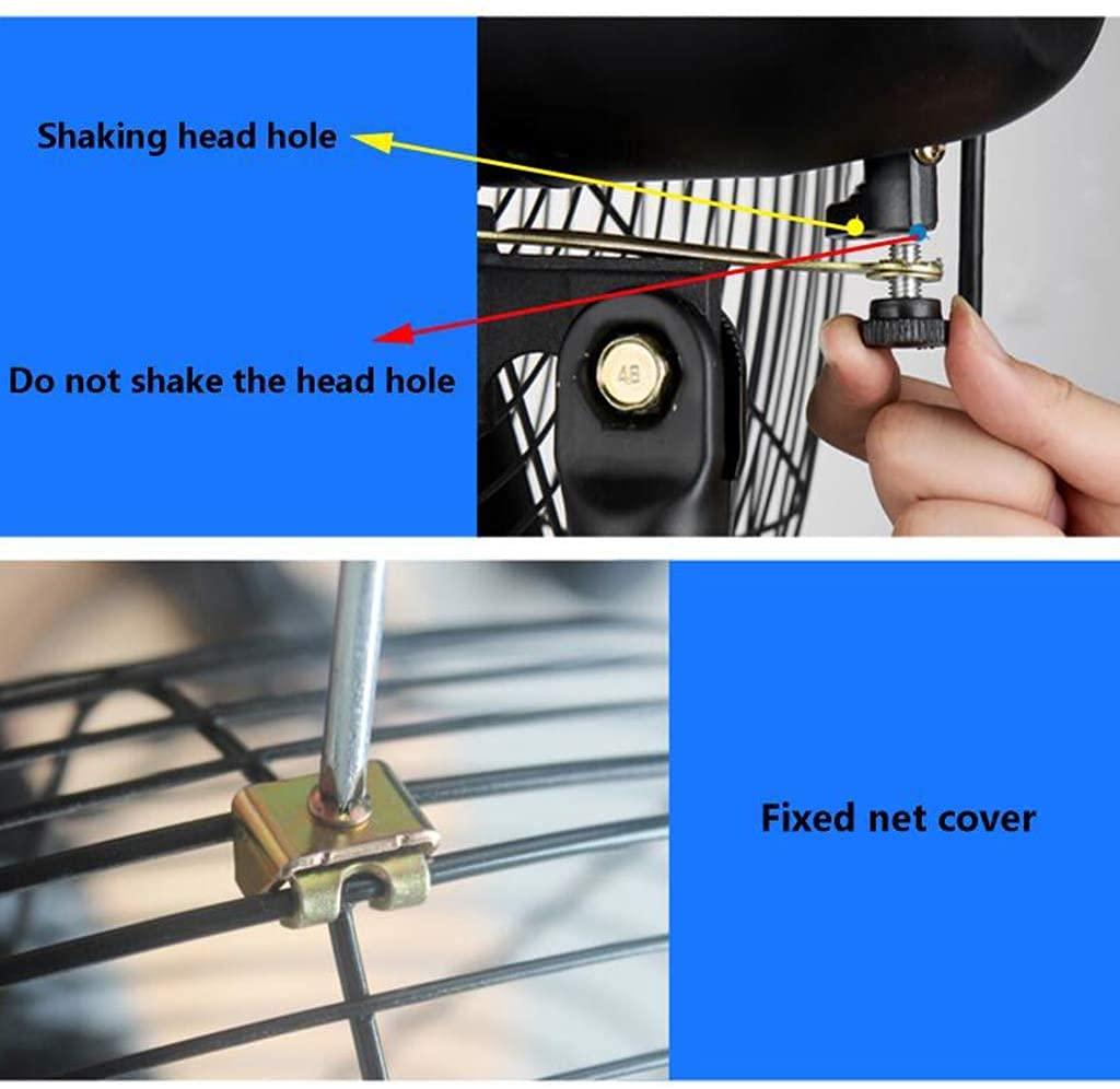 Scpantkend Household Wall Mount Fan Industrial Wall Fan Electric Fan -55cm/68cm/78cm, Plastic-Steel Leaf Wall Fan, 3m Power Cord, Strong Wind Moving Head Fan