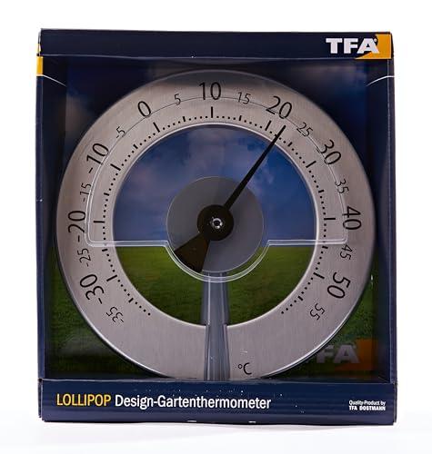 TFA-Dostmann TFA Dostmann Lollipop 12.2055.10 Analogue Garden Thermometer Weatherproof Large Digits