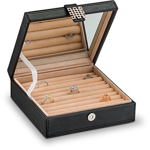 Glenor Co Ring Box Organizer 54 Slot Classic Jewelry Display