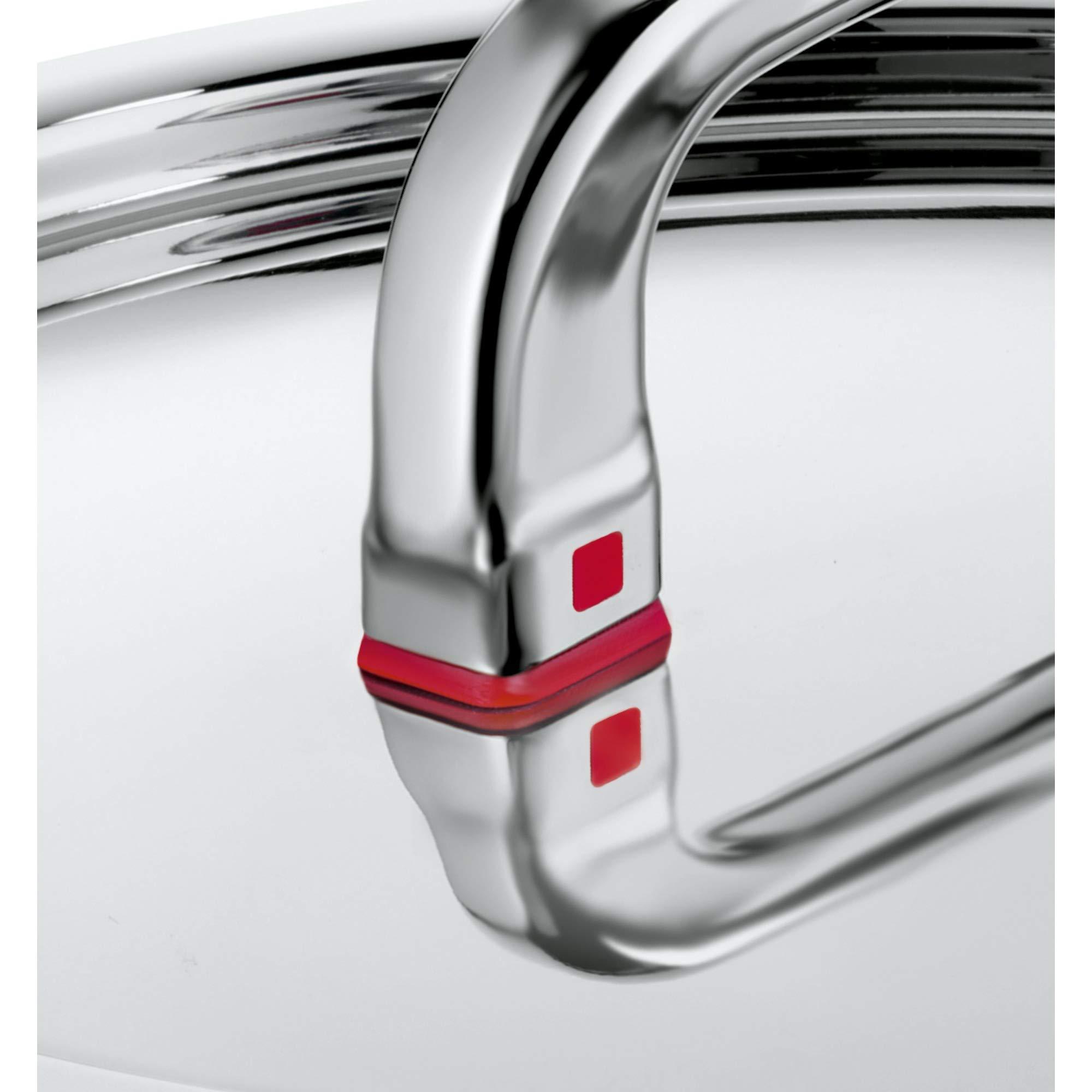 WMF WMF Pot Set 4-Piece Premium One Inside Scale Steam Vent Made in Germany Cool+ Technology Metal Lid Cromargan Stainless Steel Polished Suitable for Induction Hobs Dishwasher-Safe