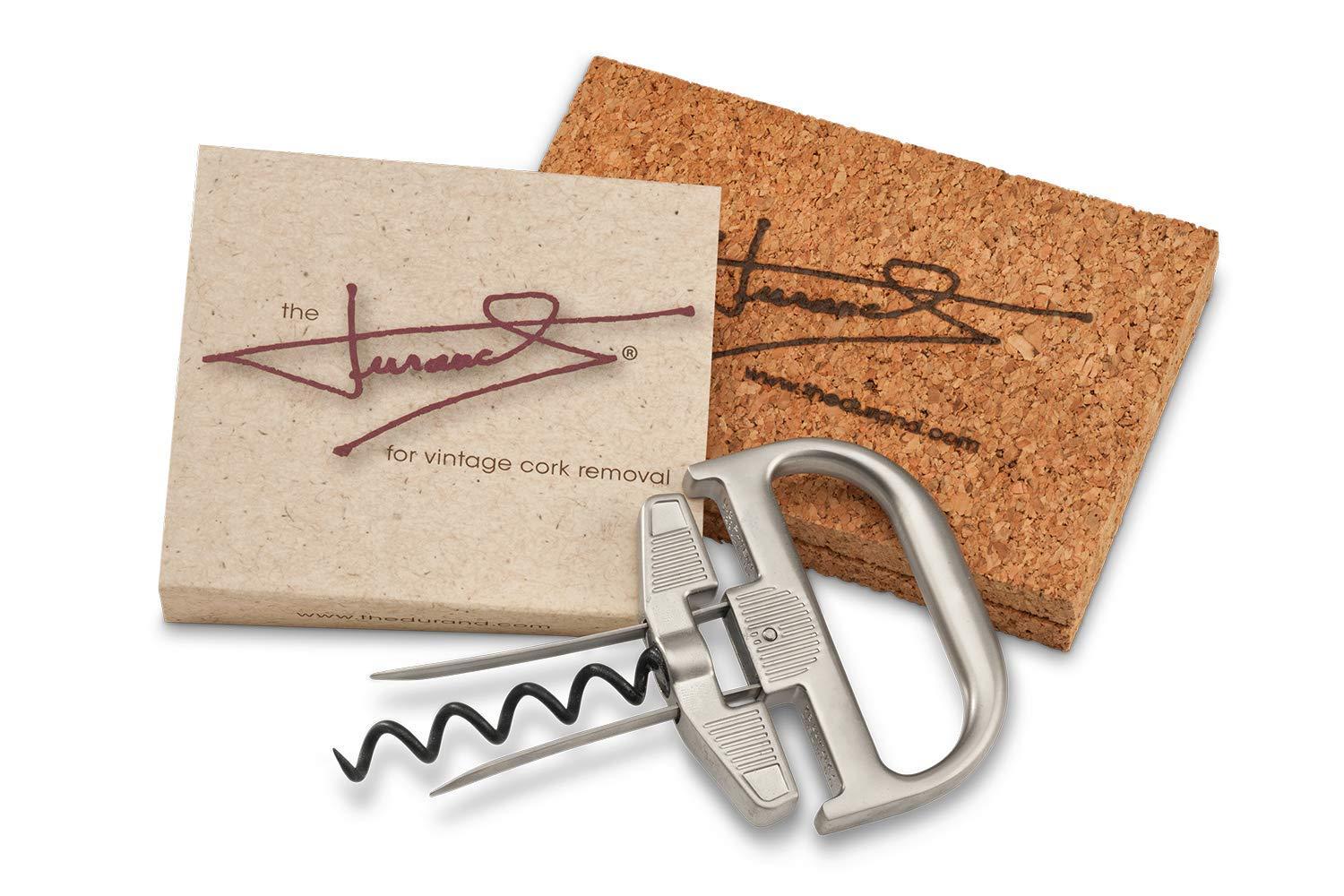 THE DURAND The Durand two part device to successfully remove older and fragile wine corks whole and intact.