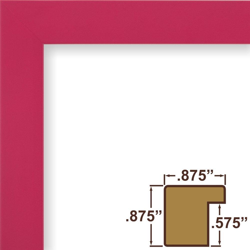 Craig Frames Craig Frames Confetti, 20 x 27 Inch Picture Frame, Modern Pink, Set of 4