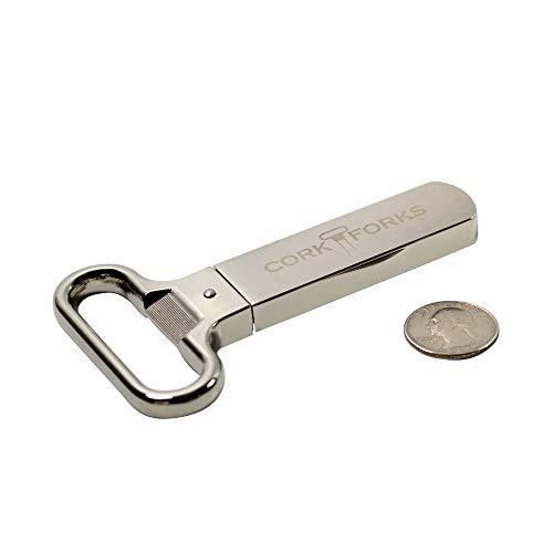 corkforks Two Prong Cork Puller With Sheath (3 Pack) and FREE Foil Cutters (3)