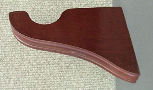 Kirsch Kirsch Wood Trends Classics 3 1/2\" Return Center Bracket for 1 3/8\" pole, Mahogany (MPN# 5611EG083)