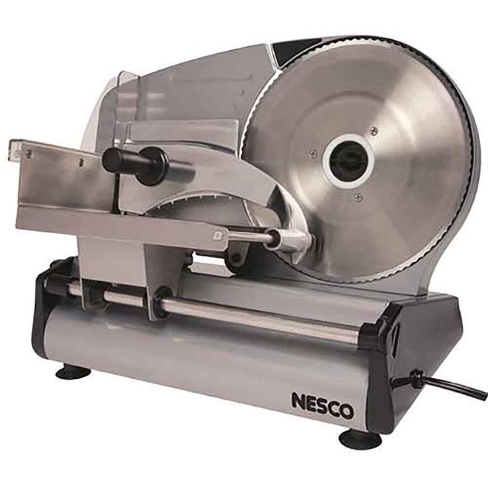 Nesco NESCO Stainless Steel Food Slicer Adjustable Thickness, 8.7\",Silver