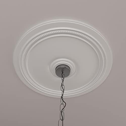 Ekena Millwork Ekena Millwork CM24DI Diane Ceiling Medallion, 24\"OD x 3 5/8\"ID x 1 1/4\"P (Fits Canopies up to 6 1/4\"), Factory Primed
