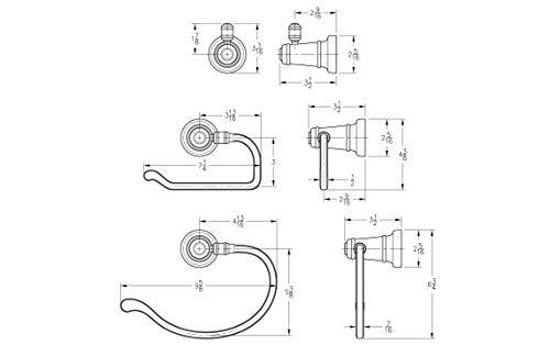 Pfister Pfister Ashfield Robe Hook, Polished Chrome