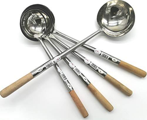 iPro Kitchenware 6 oz Chinese Cooking Ladle *(Width: 4-1/4" x Length: 17") Size: Small