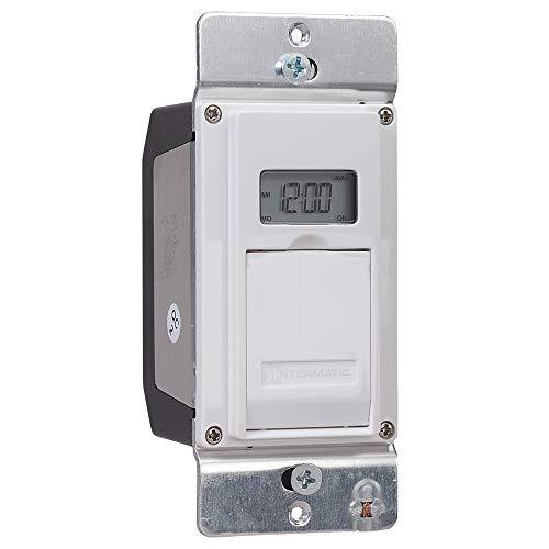 Intermatic Intermatic EJ600 120 Volt Indoor Digital Astro in-Wall Timer, White, med