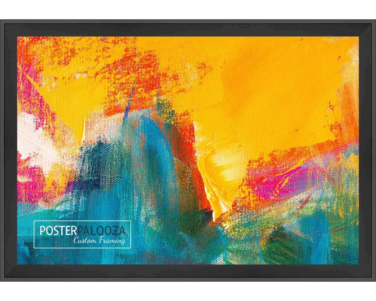 Poster Palooza 14x11 Black Shadow Box Frame - Shadow Box Frame Interior Size 14x11 by 1 Inches Deep - Black Frame is Made to Display Items Up to 1 Inches Deep! Includes Shatter Resistant Acrylic, Backing, Hardware