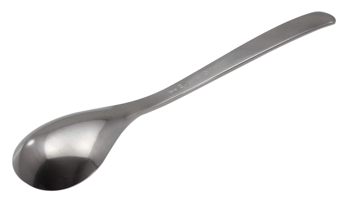 Sori Yanagi Yanagi Sori Yanagi Simple Form Cutlery for Easy Use, Tsubamesanjo Stainless Steel Tablespoon, Sleek Design for a Smooth Mouth, Dishwasher Safe, Brushed Finish