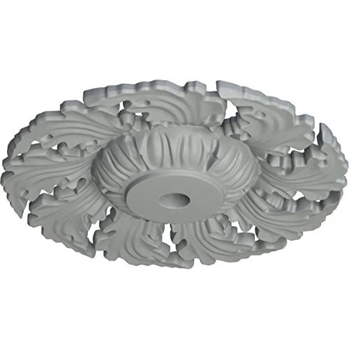 Ekena Millwork Ekena Millwork CM14NE Needham Ceiling Medallion, 14 5/8"OD x 2 1/4"P (Fits Canopies up to 4 1/4"), Factory Primed